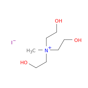 Ethanaminium, 2-hydroxy-N,N-bis(2-hydroxyethyl)-N-methyl-, iodide