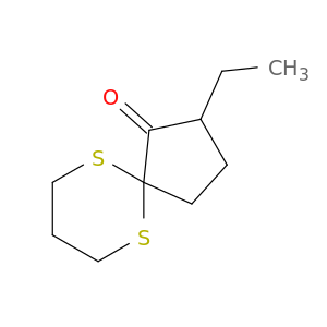 6,10-Dithiaspiro[4.5]decan-1-one, 2-ethyl-