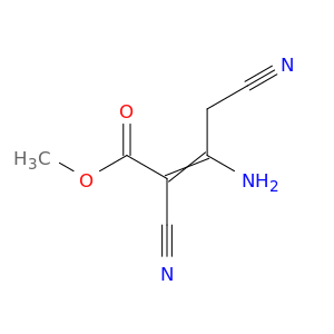 2-Butenoic acid, 3-amino-2,4-dicyano-, methyl ester