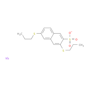 sodium 3,6-bis(propylsulfanyl)naphthalene-2-sulfonate