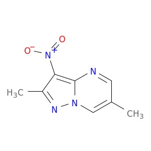 Pyrazolo[1,5-a]pyrimidine, 2,6-dimethyl-3-nitro-