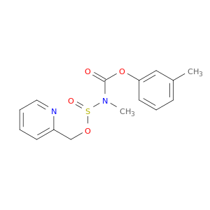 METHYL((PYRIDIN-2-YLMETHOXY)SULFINYL)CARBAMIC ACID 3-METHYLPHENYL ESTER