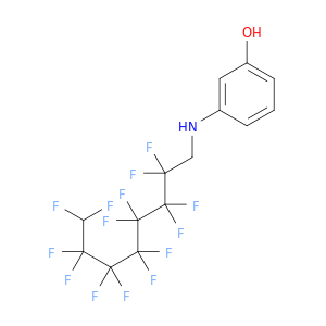 Phenol, 3-[(2,2,3,3,4,4,5,5,6,6,7,7,8,8-tetradecafluorooctyl)amino]-