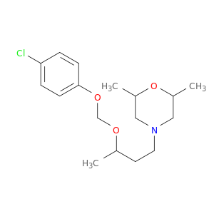 Morpholine, 4-[3-[(4-chlorophenoxy)methoxy]butyl]-2,6-dimethyl-