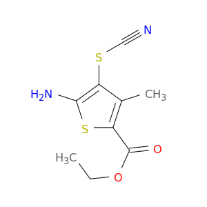 ethyl 5-amino-3-methyl-4-thiocyanatothiophene-2-carboxylate