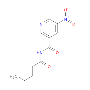 3-Pyridinecarboxamide, 5-nitro-N-(1-oxopentyl)-