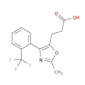 5-Oxazolepropanoic acid, 2-methyl-4-[2-(trifluoromethyl)phenyl]-