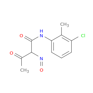 Butanamide, N-(3-chloro-2-methylphenyl)-2-nitroso-3-oxo-
