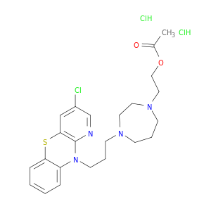 2-{4-[3-(3-chloro-10h-pyrido[3,2-b][1,4]benzothiazin-10-yl)propyl]-1,4-diazepan-1-yl}ethyl acetate dihydrochloride