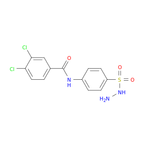 Benzenesulfonic acid, 4-[(3,4-dichlorobenzoyl)amino]-, hydrazide