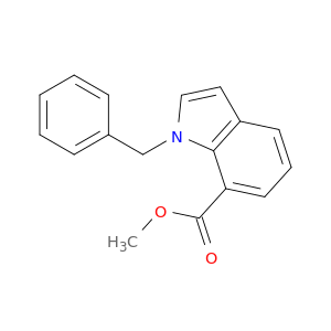 1H-Indole-7-carboxylic acid, 1-(phenylmethyl)-, methyl ester