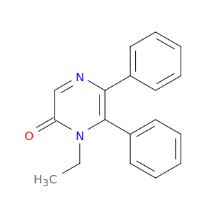 2(1H)-Pyrazinone, 1-ethyl-5,6-diphenyl-