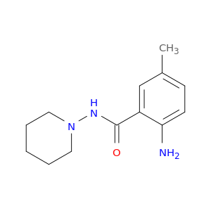 Benzamide, 2-amino-5-methyl-N-1-piperidinyl-
