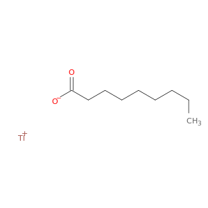 Nonanoic acid, thallium(1+) salt