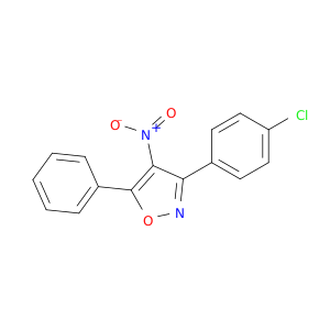 Isoxazole, 3-(4-chlorophenyl)-4-nitro-5-phenyl-