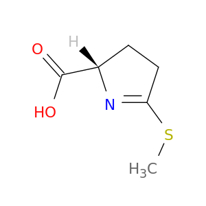 2H-Pyrrole-2-carboxylicacid, 3,4-dihydro-5-(methylthio)-, (2S)-