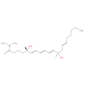(5S,6Z,8E,10E,12R,14Z)-5,12-二羟基-N,N-二甲基-6,8,10,14-eicosatetraenaMide