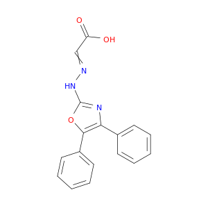 Acetic acid, [(4,5-diphenyl-2-oxazolyl)hydrazono]-