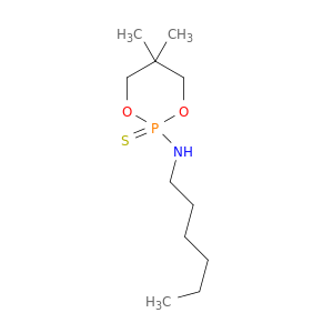 1,3,2-Dioxaphosphorinan-2-amine, N-hexyl-5,5-dimethyl-, 2-sulfide