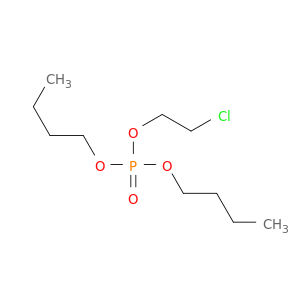 Phosphoric acid, dibutyl 2-chloroethyl ester
