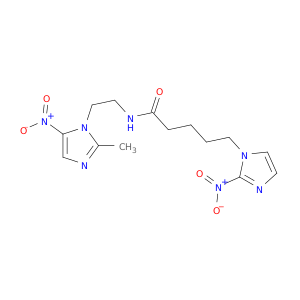 1H-Imidazole-1-pentanamide,N-[2-(2-methyl-5-nitro-1H-imidazol-1-yl)ethyl]-2-nitro-