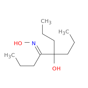 4-Octanone, 5-hydroxy-5-propyl-, oxime, (E)-