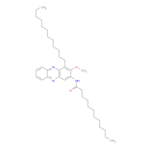 Dodecanamide, N-(4-dodecyl-3-methoxy-2-phenazinyl)-