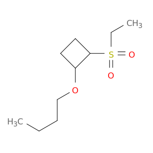 1-butoxy-2-(ethylsulfonyl)cyclobutane