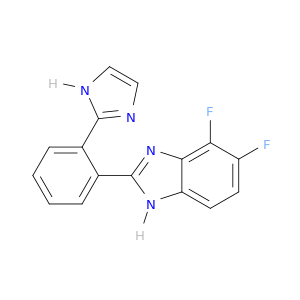 1H-Benzimidazole, 4,5-difluoro-2-[2-(1H-imidazol-2-yl)phenyl]-
