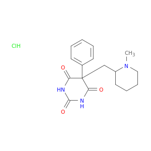 5-[(1-methylpiperidin-2-yl)methyl]-5-phenylpyrimidine-2,4,6(1h,3h,5h)-trione hydrochloride(1:1)