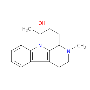 1H-Indolo(3,2,1-de)(1,5)naphthyridin-6-ol, 2,3,3a,4,5,6-hexahydro-3,6-dimethyl-