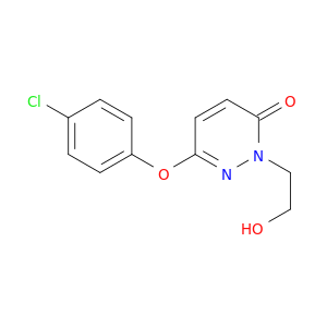 3(2H)-Pyridazinone,6-(4-chlorophenoxy)-2-(2-hydroxyethyl)-