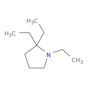 Pyrrolidine, 1,2,2-triethyl-