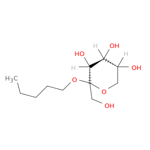 (3R,4S,5R)-2-(hydroxymethyl)-2-pentoxy-oxane-3,4,5-triol