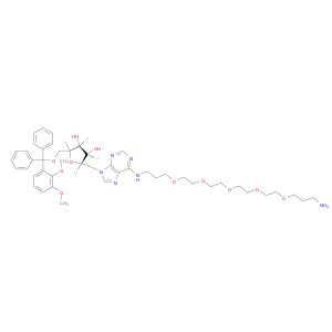 5'-O-(DIMETHOXYTRITYL)-N6-[((((3-AMINOPROPOXY(ETHOXY))-ETHOXY)ETHOXY)ETHOXY) PROPYL]ADENOSINE