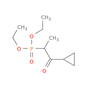 Phosphonic acid, P-(2-cyclopropyl-1-methyl-2-oxoethyl)-, diethyl ester