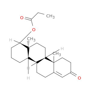 2(3H)-Chrysenone,4,4a,4b,5,6,6a,7,8,9,10,10a,10b,11,12-tetradecahydro-4a,6a-dimethyl-7-(1-oxopropoxy)-,(4aR,4bS,6aS,7S,10aS,10bR)-