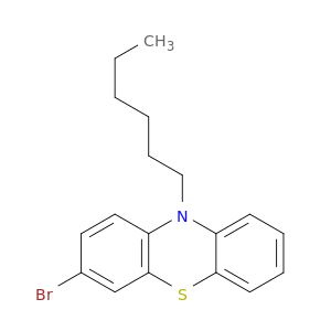 10H-Phenothiazine, 3-bromo-10-hexyl-