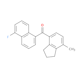 Methanone,(2,3-dihydro-7-methyl-1H-inden-4-yl)(5-fluoro-1-naphthalenyl)-