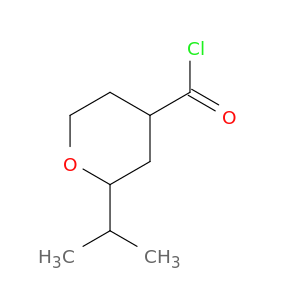2H-Pyran-4-carbonylchloride, tetrahydro-2-(1-methylethyl)-