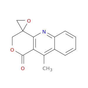 Spiro[oxirane-2,4'(3'H)-[1H]pyrano[4,3-b]quinolin]-1'-one, 10'-methyl-