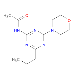 Acetamide,N-[4-(4-morpholinyl)-6-propyl-1,3,5-triazin-2-yl]-
