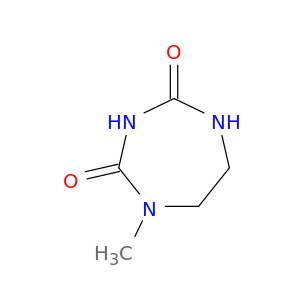 1H-1,3,5-Triazepine-2,4(3H,5H)-dione, dihydro-1-methyl-