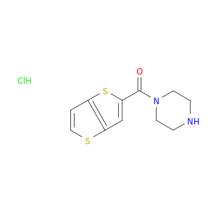 1-{thieno[3,2-b]thiophene-2-carbonyl}piperazine hydrochloride