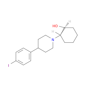 Cyclohexanol, 2-[4-(4-iodophenyl)-1-piperidinyl]-, (1S,2S)-