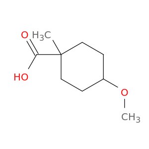 4-methoxy-1-methylcyclohexane-1-carboxylic acid