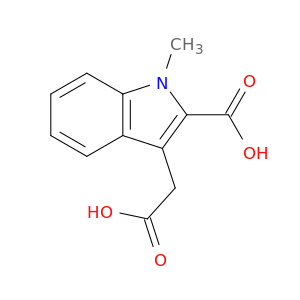 1H-Indole-3-acetic acid, 2-carboxy-1-methyl-