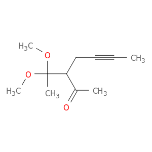 5-Heptyn-2-one, 3-(1,1-dimethoxyethyl)-