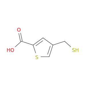 2-Thiophenecarboxylic acid, 4-(mercaptomethyl)-