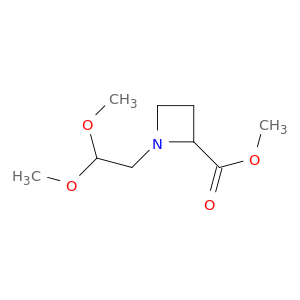 2-Azetidinecarboxylic acid, 1-(2,2-dimethoxyethyl)-, methyl ester